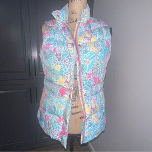 Lilly Pulitzer Down Vest Size Medium